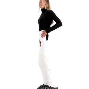 NWT Obermeyer White Ski Pants  Sz 4 Regular